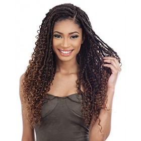 FreeTress Synthetic Hair Crochet Braids Boho Hippie Loc 20"